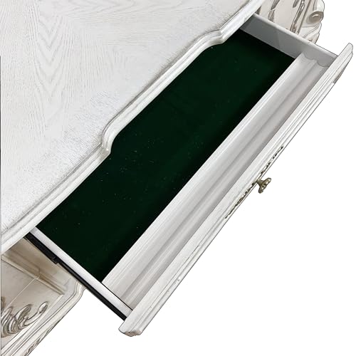 Acme Furniture Dresden 36" Wide Wooden Executive Writing Desk, Bone White Finish Acme Furniture