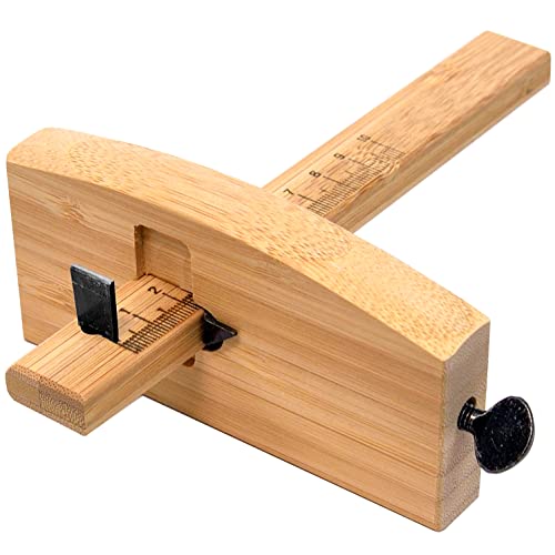 KAKURI Wood Marking Gauge Woodworking Tool 4.75" / 120mm, Japanese Wood Scribe Tool KEBIKI Carpentry Wood Scriber, Made in JAPAN KAKURI