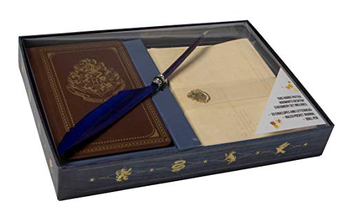 Harry Potter: Hogwarts School of Witchcraft and Wizardry Desktop Stationery Set (With Pen) - WoodArtSupply