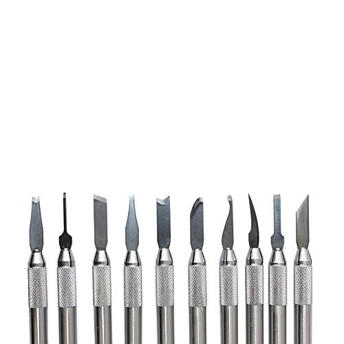 NIUPIKA Wax Carvers Carving Knives Pottery Clay Sculpting Tool Set Steel Modeling Hand Tool NIUPIKA