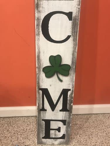 Unfinished Wood Shamrock Shape - St Patrick's - Craft - up to 24" DIY 3" / 1/8" 24 Hour Crafts
