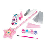 Melissa & Doug Created By Me! Paint & Decorate Your Own Wooden Princess Wand Craft Kit, Pink - Great For Rainy Days, Toys For Kids Ages 4+ Melissa & Doug