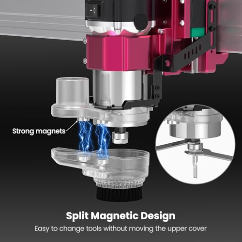 NymoLabs CNC Dust Shoe Only for NBS-6040, NBX-5040, Compatible with 65mm Spindle, Hose Diameter 38mm NYMOLABS
