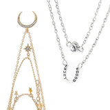 AROIC 20 PCS Pendant Necklace with 14 PCS Gold,6 PCS Sliver,20 styles of necklaces for Women Girls Jewelry Fashion and Valentine Birthday Party Gift AROIC