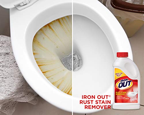 Iron OUT Powder Rust Stain Remover, Remove and Prevent Rust Stains in Bathrooms, Kitchens, Appliances, Laundry, and Outdoors, 1 Pound 12 Ounce - WoodArtSupply