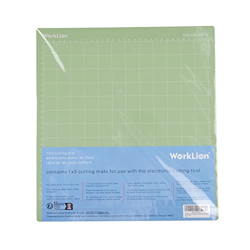 Cricut FabricGrip Adhesive Cutting Mat 12x24, High Density  Fabric Craft Cutting Mat, Made of Material to Withstand Increased Pressure.  Use For Cricut Explore Air 2/Cricut Maker, (3 CT)