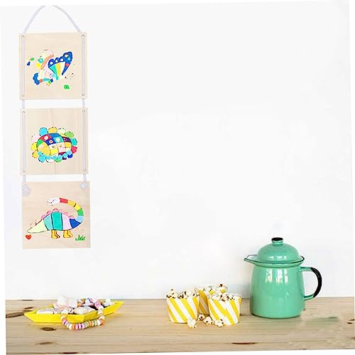 Operitacx 2 Pcs Craft Wooden Plaque Unfinished Wooden Sign Wood Embellishments for Crafts Store Wood Plaque Unfinished Wooden Cutout Disc Ornaments Operitacx