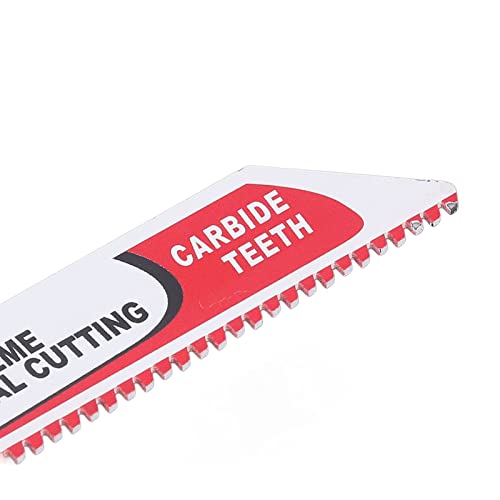 S955CHM Reciprocating Saw Blade, 152mm / 5.98in Tungsten Steel Alloy Sabre Saw Blade, for Cutting Cement, Metal, Wood, Plastic Fafeicy