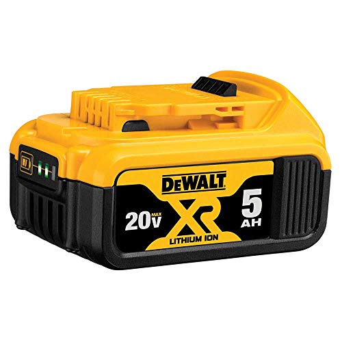 DEWALT 20V MAX Impact Wrench, Cordless 2-Tool Combo Kit, 1/2-Inch Mid-Range and 3/8-inch Compact with 5ah Battery and Charger (DCK205P1) DEWALT