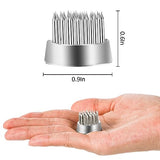 WUWEOT 12 Pack Kenzan Ikebana Flower Frogs, 0.9 Inch Flower Spiky Frog Japanese Pin Frog, Sliver Floral Fixed Tools, Metal Flower Arrangement Holder WUWEOT