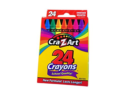 Classroom Supply Pack Bundle -Safety-Edge Scissors, 24 Crayons, 12 color pencils, 20 pencils with sharpener, Elmer's Glue sticks, 4oz Elmer’s Glue, P and Q Gifts