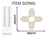 Unfinished Wood Zia Shape - Craft - up to 36" DIY 24" / 1/4" 24 Hour Crafts