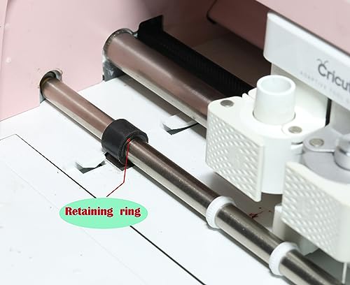 Retaining Clip Rings Compatible with Cricut Maker and Explore air, Keep Rubber Roller Wheel from Moving, Rubber Roller Resolution for Cricut Maker Crvicv