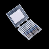 20/30/45/60/90deg 0.1mm Triangular CNC Router Bits Set, 1/8" Shank Engraving Carving V-Bit with Nano Blue Coating Sharp Pyramid Bits for Acrylic Wood FoxAlien