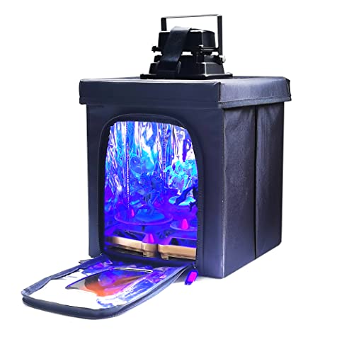 FUNGDO 3D Printer Resin Curing Station DIY Curing Enclosure with UV Light UV Lamp Solar Turntable for 405nm UV Resin SLA DLP LCD 3D Printer Solidify - WoodArtSupply