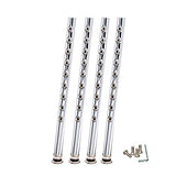 OEF Furnishings (2 Pack) Height Adjustable Grey Shop Stool, 18-27" High OEF Furnishings