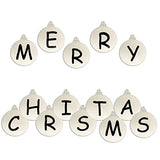 Guzon 50PCS Natural Round Wood Discs with Holes, DIY Wooden Ornaments 3" Unfinished Predrilled Wood for Christmas Crafts Centerpieces Holiday Disco Guzon