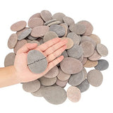 [About 95 PCS - 100 PCS](18 Pounds) Painting Rocks,River Rocks,2.2"-3.5" Craft Rocks,Flat Rocks,DIY Stones,Smooth Rocks,Rock Painting,Rocks for Arts CFKJ