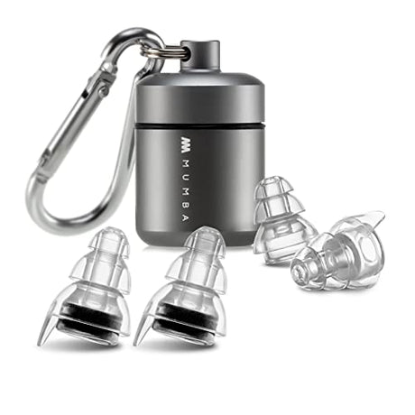 High Fidelity Concert Earplugs, Reusable Musicians Ear Plugs, 24dB Advanced Filter Technology Ear Protection Mumba