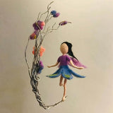 2 Elves Needle Felting Kits 6INCH Friendly Instruction DIY Craft Kit for Beginners Feltsky