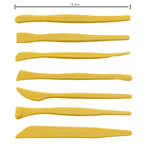 EXCEART 14 Pcs Ultra-Light Clay Tools Plastic Clay Sculpting Set Pottery Shaper Tools Engraving Crafts Tool Clay Pottery Tools Pottery Shaper - WoodArtSupply