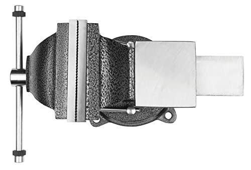 Performance Tool MV8 Hammer Tough Powder Coating, 360 Degree Swivel 8-Inch Bench Vise (7-Inch Jaw Opening, 3-Inch Throat Depth) Performance Tool