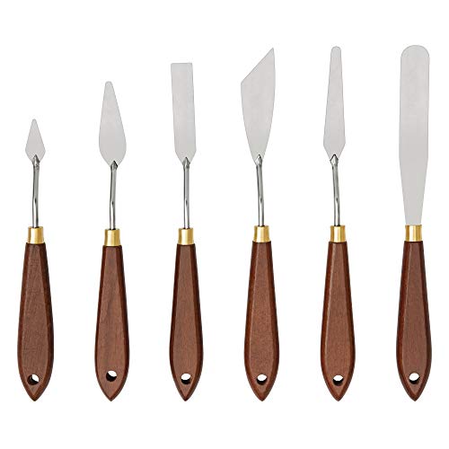 Liquitex BASICS Metal Painting Knife Set, Set of 6 Liquitex