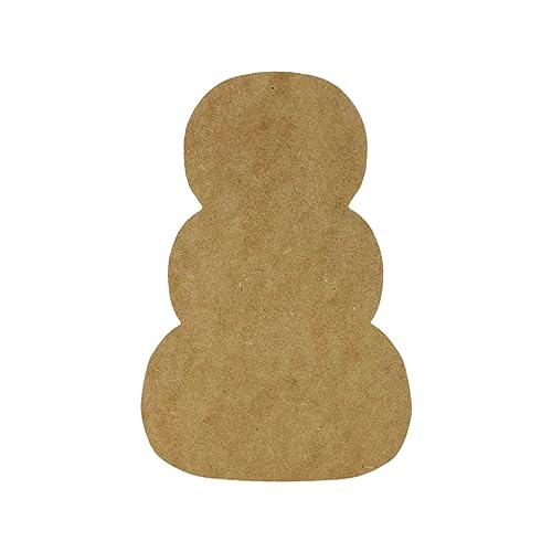 Snowman OR Pumpkin Stack Without stem, Reversible Shape, Fall Shape, Winter Shape, Unfinished Cutout, Build-A-Cross - WoodArtSupply