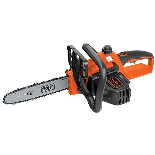 BLACK+DECKER 20V Max Cordless Chainsaw, 10-Inch, Tool Only (LCS1020B)