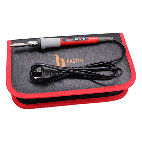BESTZO Wood Burning Kit -LCD Wood Burning Tool Kit With Soldering Iron, Pyrography Tool Kit Wood Burning Pen With Embossing,Carving,Soldering Tip, Bestzo