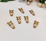 30pcs of Horse Head Earrings Unfinished Wood Blanks,Unfinished Laser Cut Wood Shapes for Earrings Jewelry Crafts (1.7inch) Yuxuanish