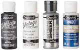 DecoArt DESIGNER SERIES PACK 4/PKG, us:one size, Oxidized Tin DecoArt