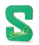 Darice 9110-18 Wood Script Word, Smile Darice