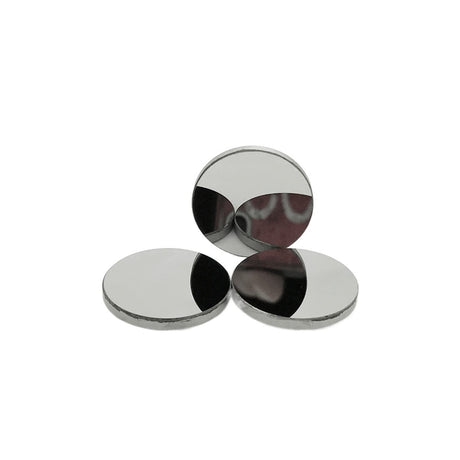 CO2 Laser Cutter Focus Focal Lens CO2 Laser Reflector Mirror Dia20mm*THK2/3mm Laser Molybdenum Reflective Mirror for CO2 Laser Engraving Machine Generic