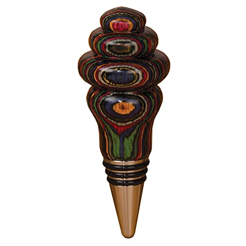 Penn State Industries PKEZLAM93 Color Grain Laminated Bottle Stopper Blanks, 6pc. Combo Pack, 2" x 2" x 2-3/8" Penn State Industries