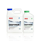 MAS Epoxies Deep Pour Epoxy Resin Kit - Crystal Clear, Slow Curing Epoxy Resin for Casting, River Tables, Encapsulating, Live Edge Slabs, Molds, MAS