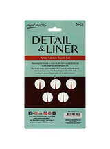 Mont Marte Liner Brush Set for Painting, 5 Piece Detailed Art Brushes with Wood Handle MONT MARTE