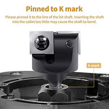 CNC Spoilboard Surfacing Router Bit, 1/4" Shank 1" Cutting Diameter, Carbide Insert Slab Flattening Router Bits Planing Bit Wood Planer Bit BINSTAK