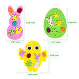 Max Fun 302pcs Foam Stickers Set DIY Egg Chick Easter Decorations for Kids Crafts Party Favors Supplies (Easter Egg+Bunny+Chicks) Max Fun