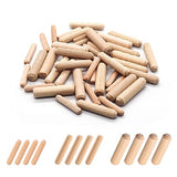 Wooden Dowel Pins Assorted Kit - M6/M8/M10 Fluted Wood Dowel Pins, Made of Hardwood - 500 PCS 3 Size -1/4,5/16,3/8 Inch Dowel pins CZXNBI