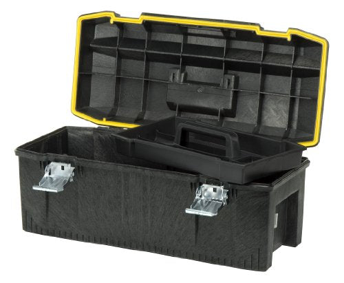 STANLEY Tool Box, Structural Foam, 28-Inch (028001L) - WoodArtSupply