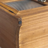 COLLECTIVE HOME - Storage Cabinet, Mini Countertop Cabinet, Wood Organizer for Kitchen Living Room Bedroom Bathroom Office with Magnetic Door, 14.5 x COLLECTIVE HOME