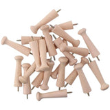 hobbyhub 20PCS Wooden Shaker Peg,Solid Unfinished Wood Shaker Racks for Hanging Coat Hat Bags Towel hobbyhub