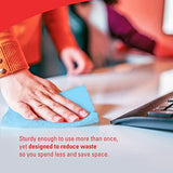 WypAll General Clean X60 Multi-Task Cleaning Cloths (34965), Jumbo Roll, Blue, 1,100 Sheets / Roll, 1 Roll / Case Wypall