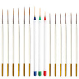 Afantti 15 Pcs Paintbrushes, Detail Fine Paint Brushes Micro Mini Tiny Artist Paintbrush Set | Ultra Fine Point Tip | for Miniature Acrylic Script Afantti