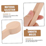 COHEALI 4pcs Unfinished Wooden Spoon Carving Spoons Blank Wood Whittling Kit Spoon Condiments Spoons Spoon Whittler Handmade Tableware Unfinished COHEALI