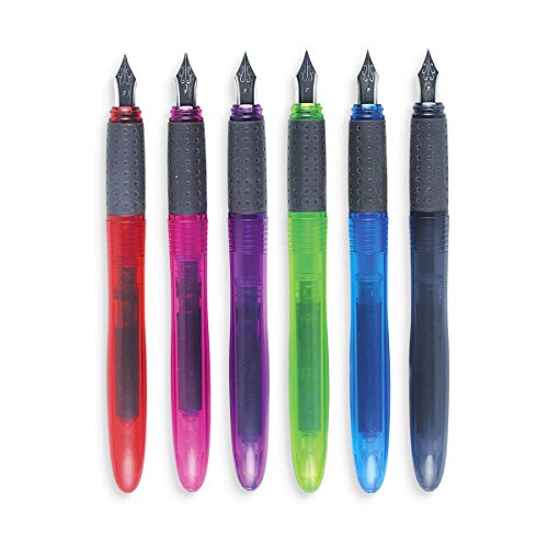 Ooly Splendid Fountain Pen and Ink Refills Set (1 Pen & 3 Ink Refills) - Black - WoodArtSupply