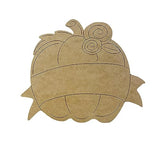 Pumpkin with Banner Cutout, Fall Shape, Thanksgiving Crafts, Unfinished Shape, Paint by Line, Build-A-Cross Build-A-Cross