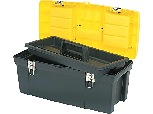 Stanley 019151M Series 2000 Toolbox w/Tray, Two Lid Compartments Stanley