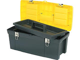 Stanley 019151M Series 2000 Toolbox w/Tray, Two Lid Compartments Stanley